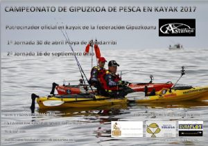 CARTEL CAMPEONATO DE GIPUZKOA DE  KAYAK 2017 