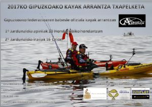 2017KO GIPUZKOAKO KAYAK ARRANTZA  TXAPELKETAKO KARTELA 